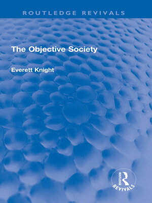 cover image of The Objective Society